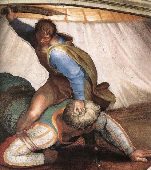 Michelangelo Buonarroti David and Goliath oil painting image